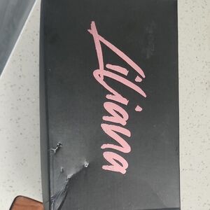 Liliana Black Box with Pink Logo